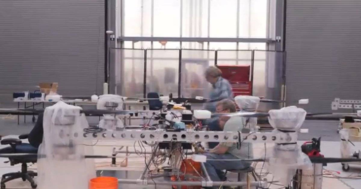Drone elétrico da Boeing