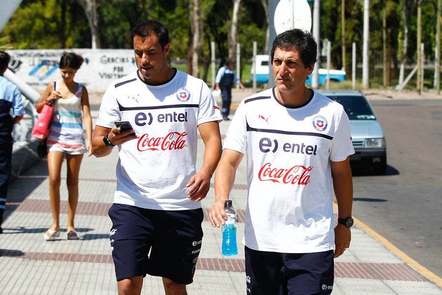 Zamora y Salas con los colores de la Selección. Llevaron a la Roja Sub 20 a los cuartos de final del mundial Turquía 2013 / Foto: Agencia UNO