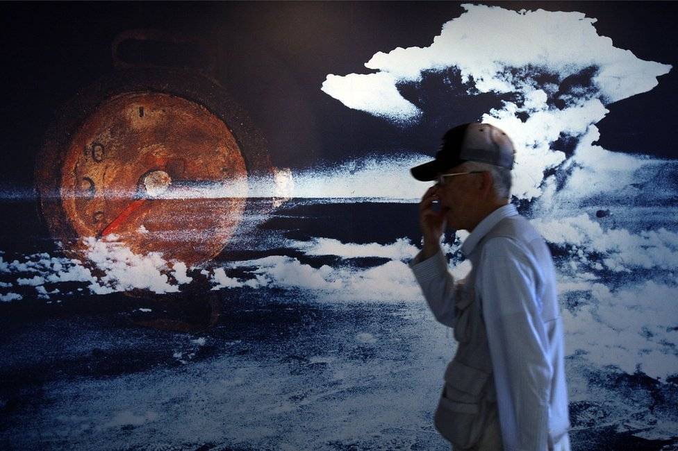  Imagen del hongo nuclear en Hiroshima