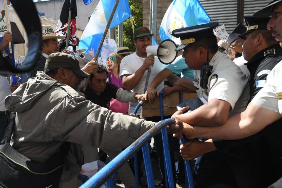 Protestas en Guatemala