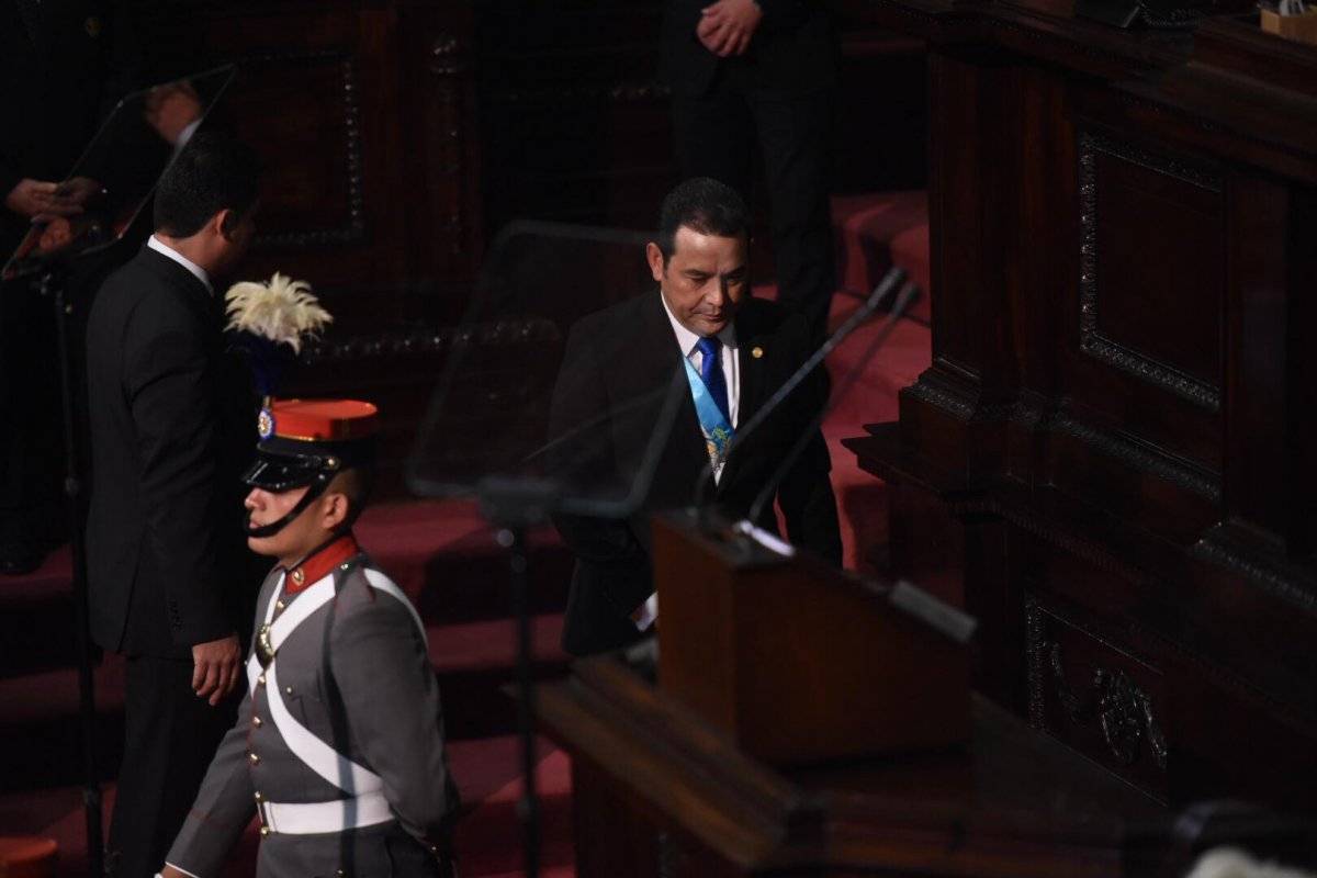 Jimmy Morales presenta segundo informe de gobierno