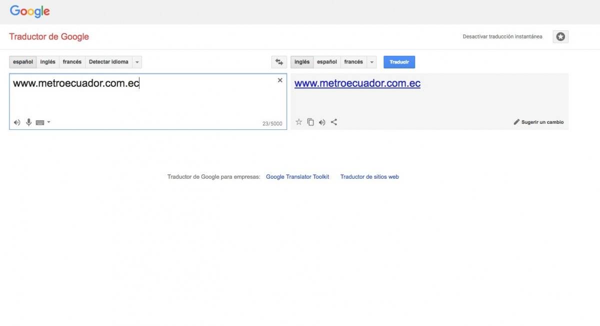 Google Traductor