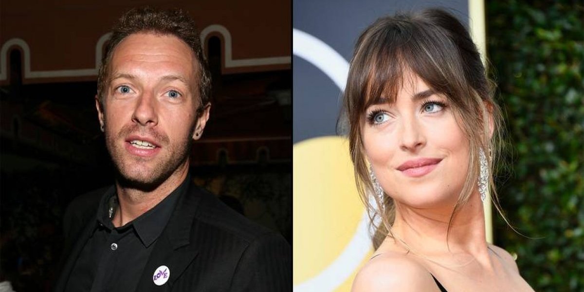 Captan juntos a Dakota Johnson y Chris Martin