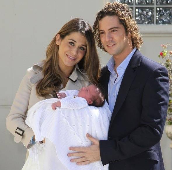 David, Elena Tablada y su hija