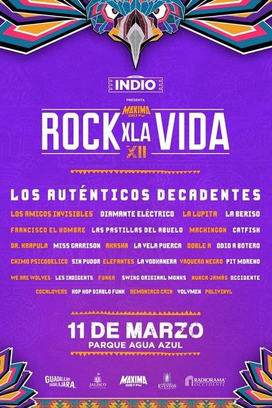 Cartel del Rocx X la Vida.