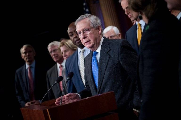 Mitch McConnell, líder de la mayoría republicana en el Senado