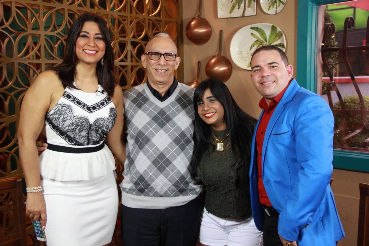 Ivonne Peralta, Wilson Collado y Ross Peña