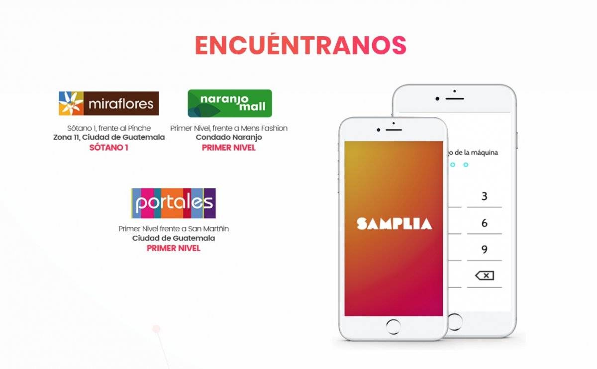 Samplia guatemala en Centros comerciales