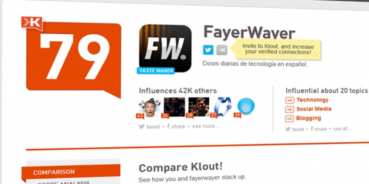 Klout arregla sus algoritmos con una necesaria dosis de realidad
