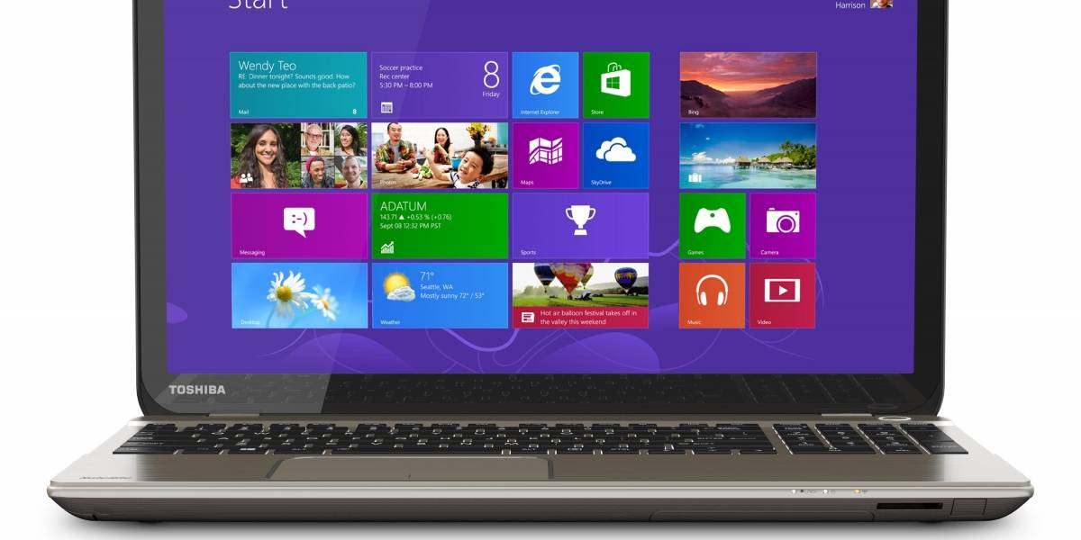 Toshiba anuncia laptop con pantalla 4K