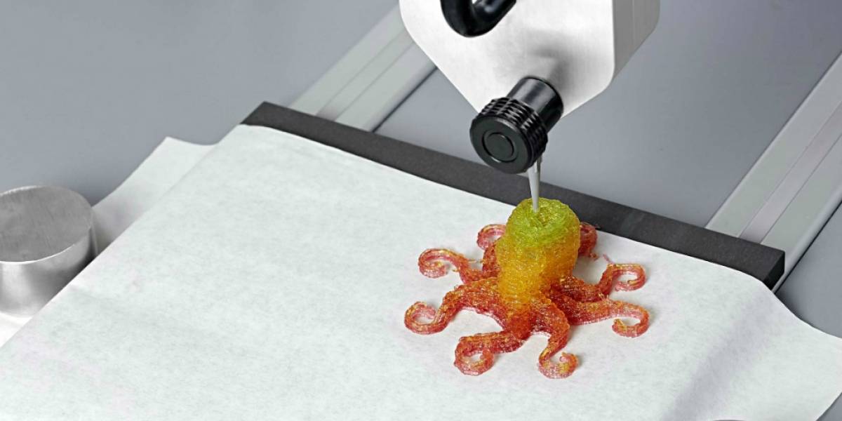 Esta impresora 3D genera deliciosas figuras que puedes comer
