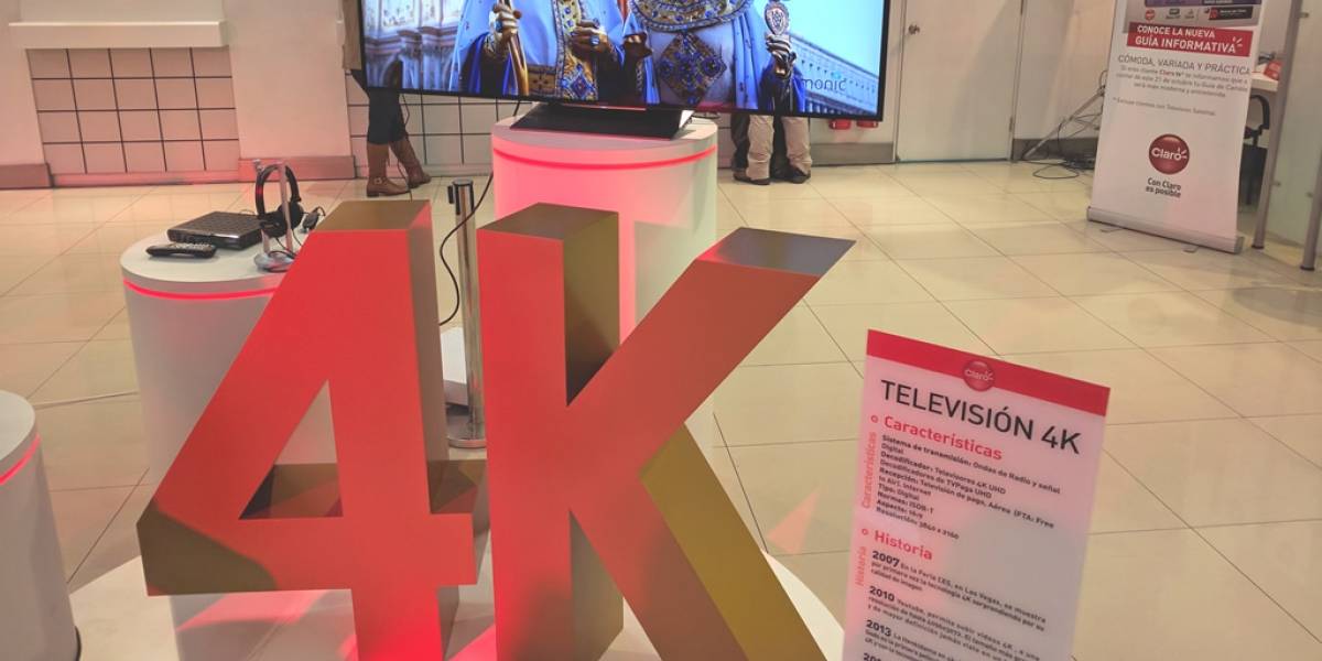 Claro Chile realizó primera prueba experimental de transmisión a 4K