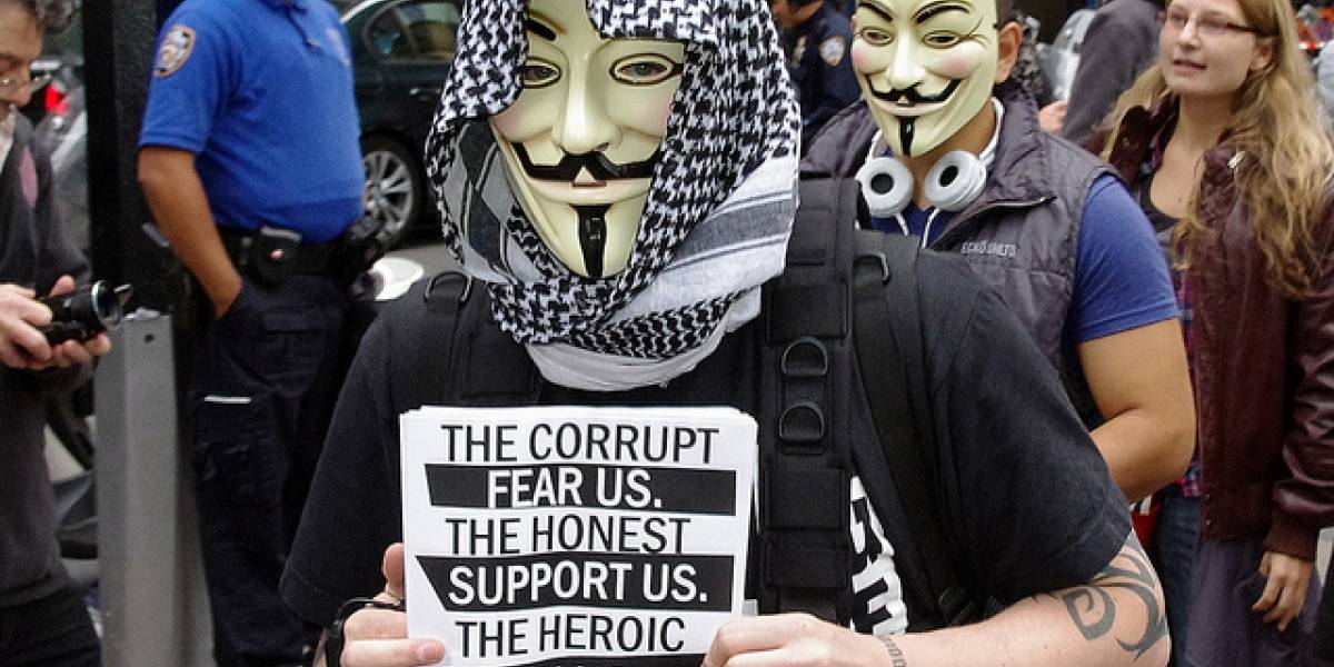 Anonymous amenaza a la cadena Fox News por cobertura tendenciosa de Occupy Wall Street