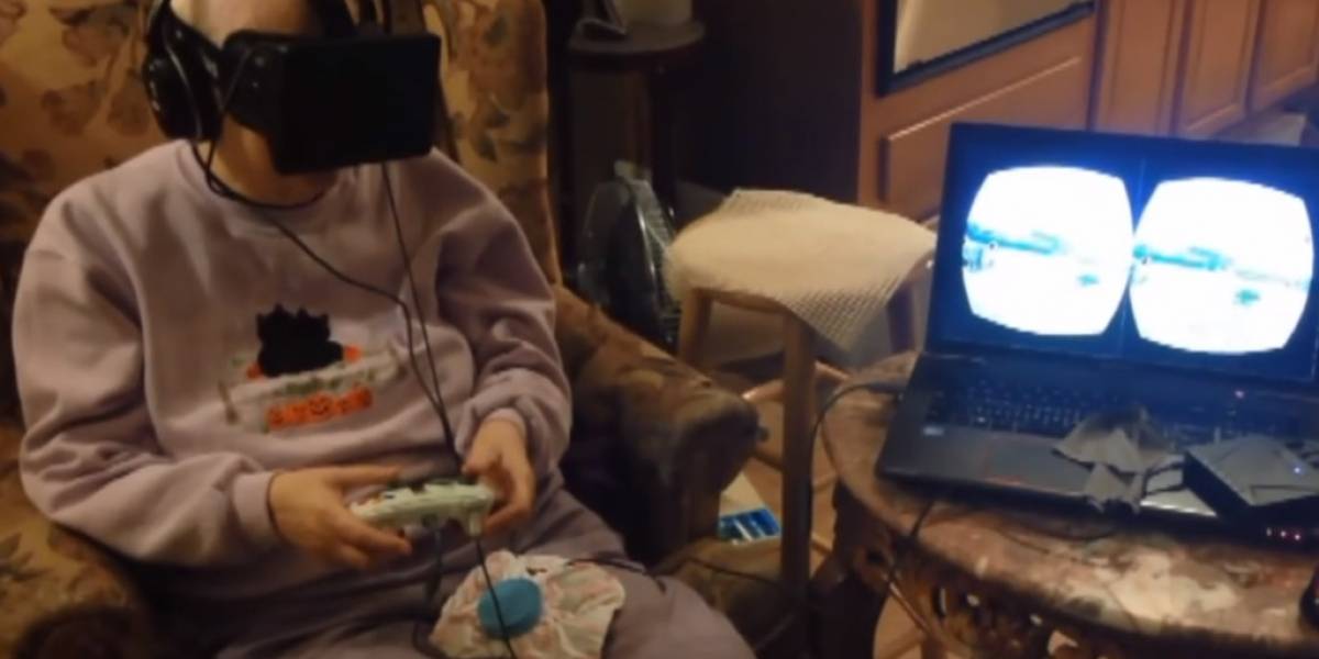 La reacción de una anciana con cáncer terminal al probar Oculus Rift