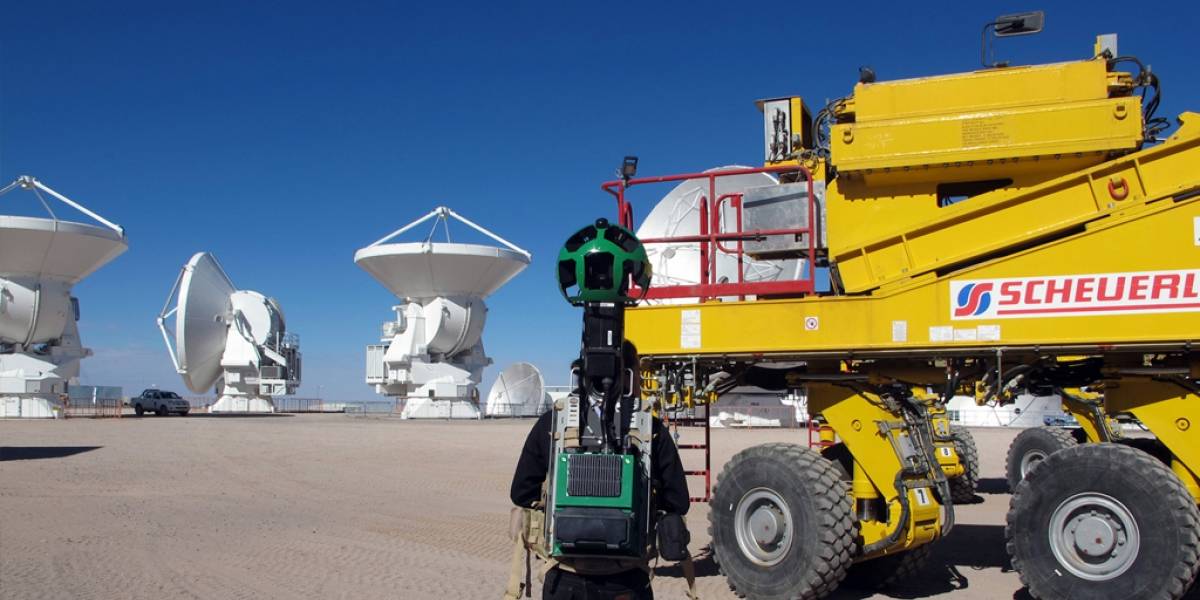 Ahora puedes recorrer el radiotelescopio ALMA en Google Street View