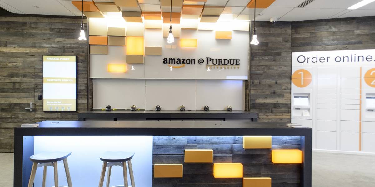 Amazon abre su primer local universitario