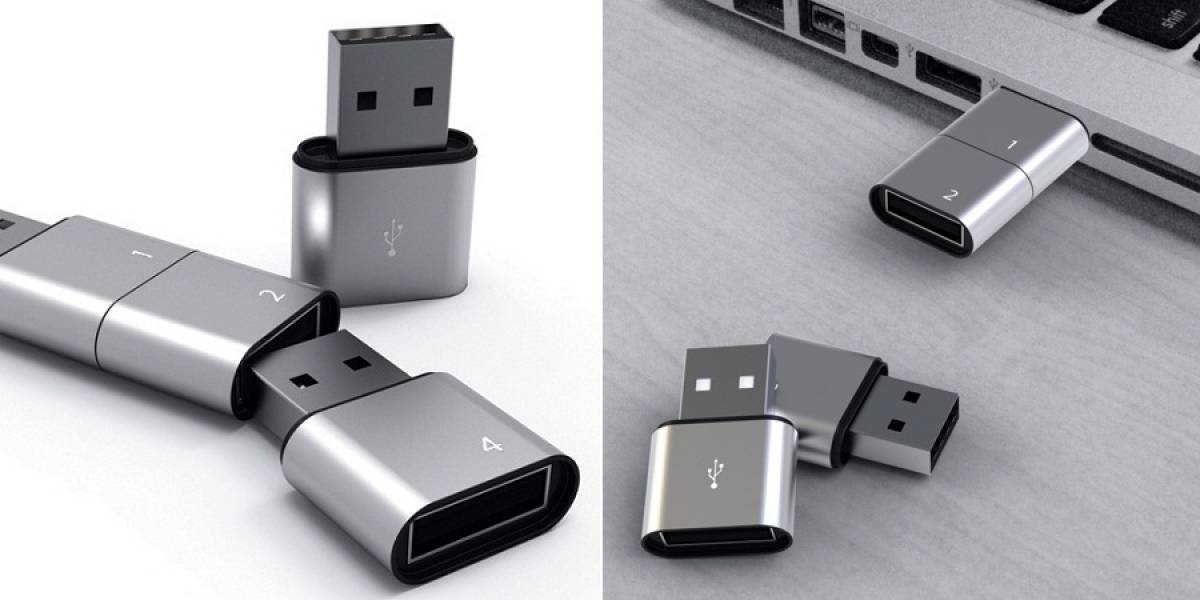 Una memoria USB modular para prestar tus documentos y no tus “fotos prohibidas”
