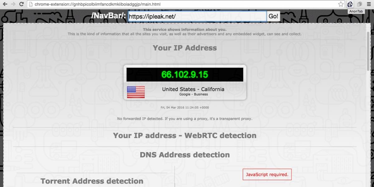 AnonTab potencia la privacidad y protección en Chrome y Firefox