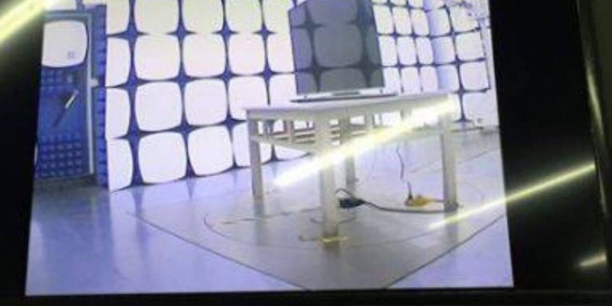 Imágenes borrosas muestran un supuesto televisor de Apple