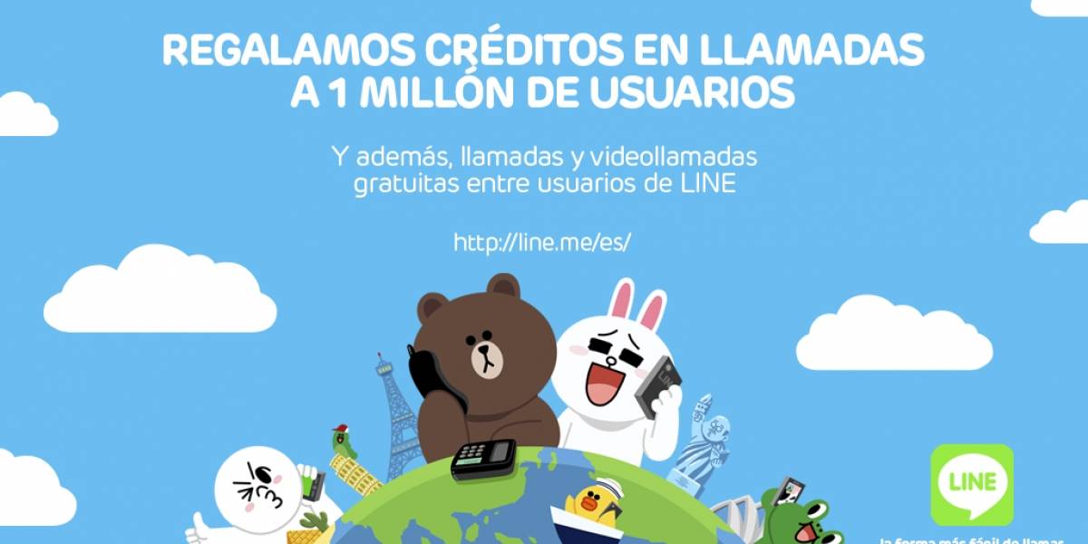 Line Call llega a España y regala 100 créditos en llamadas