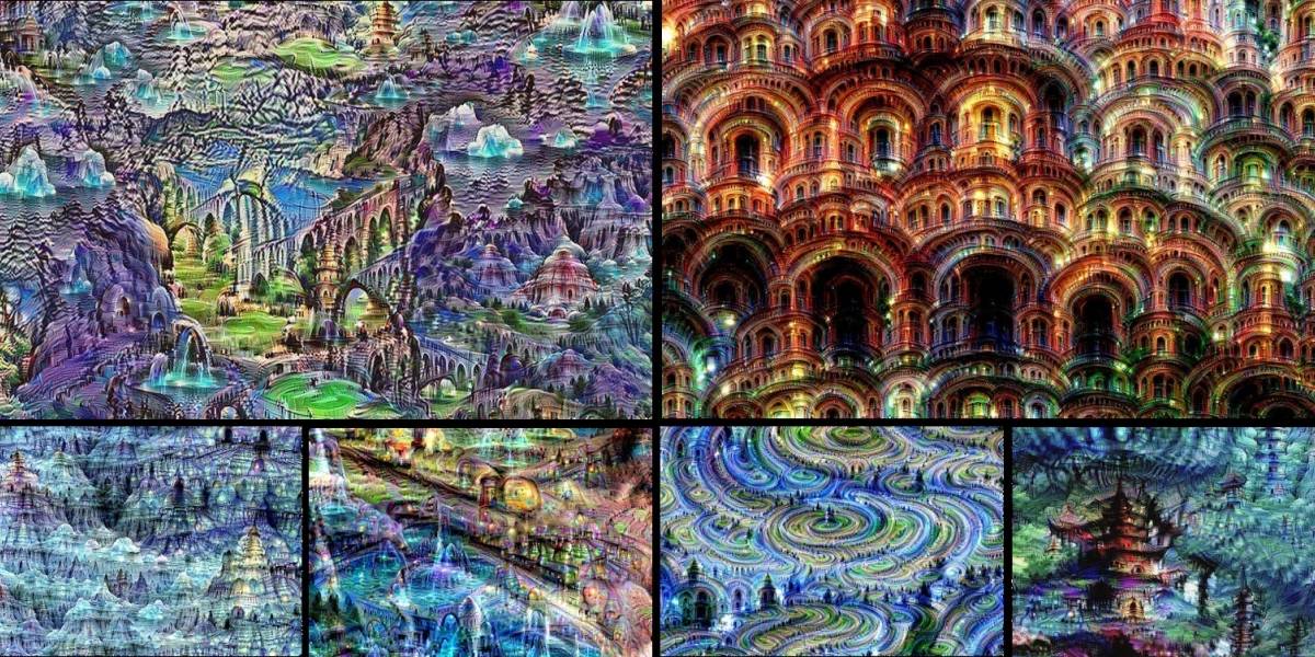 Conoce las lisérgicas imágenes que crea una inteligencia artificial tratando de reconocer fotos