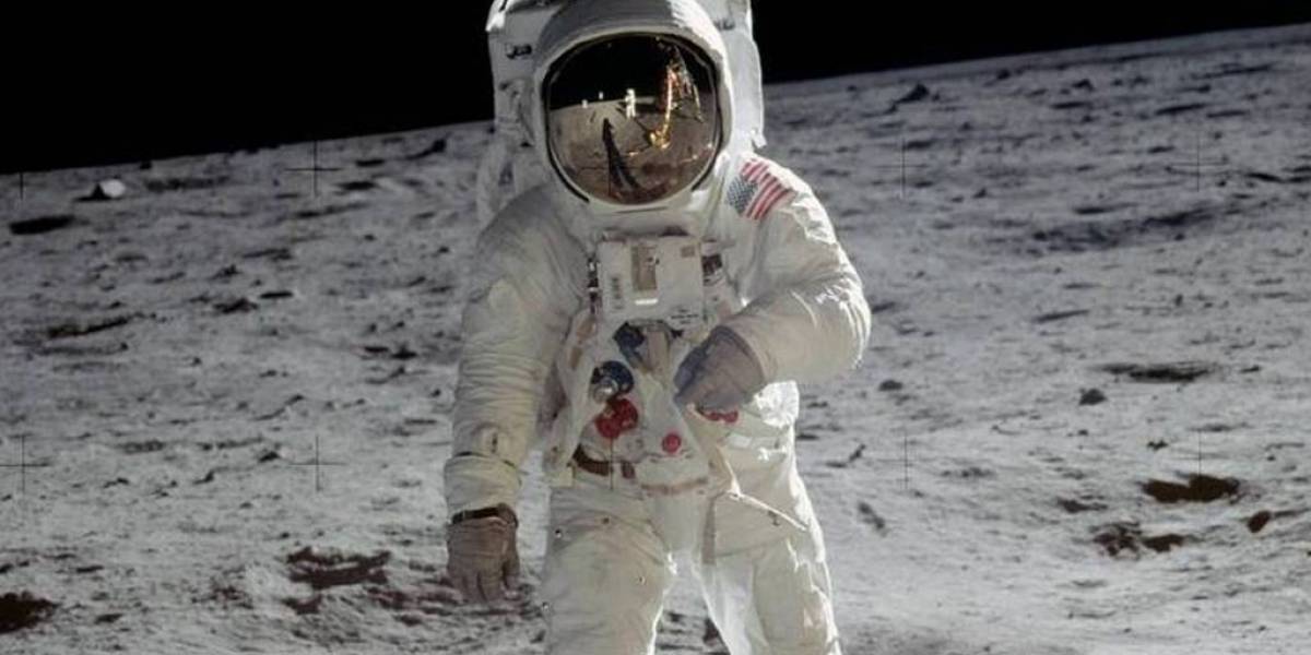 Buzz Aldrin revela la historia detrás de su foto en la Luna