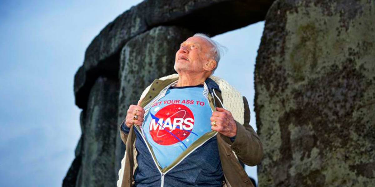 Buzz Aldrin ahora quiere que la humanidad se mude a Marte en el 2039