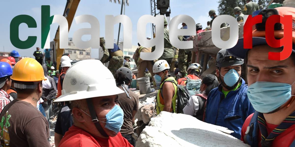 México provoca el pico de tráfico más grande en la historia de Change.org tras terremoto