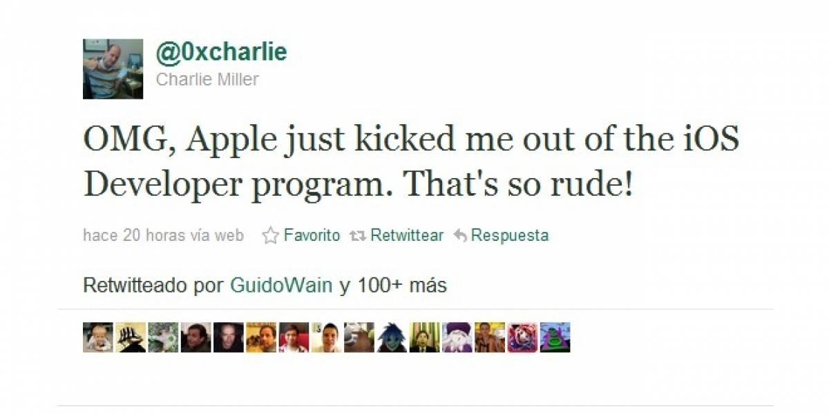 Apple retiró a desarrollador de la App Store por demostrar falla de seguridad en aplicación