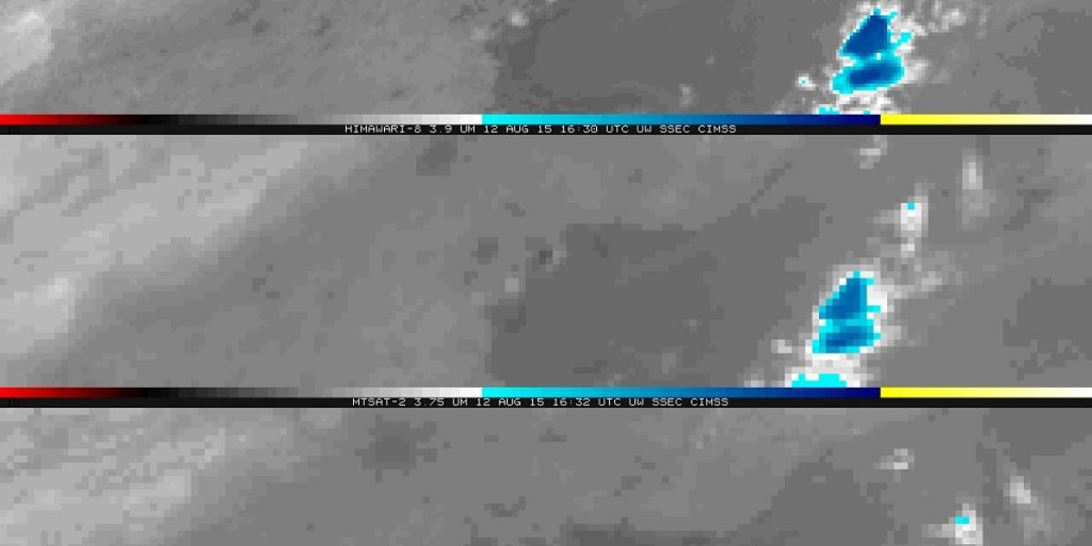 Así se vio la explosión de Tianjin desde el espacio