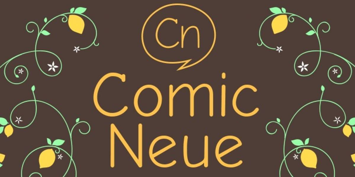 Comic Neue: la nueva versión moderna de la fuente Comic Sans