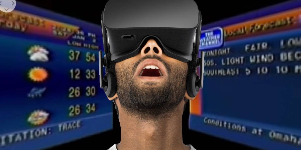 Esto pasa cuando Google mezcla VR con canales del clima de los 90 y Kenny G