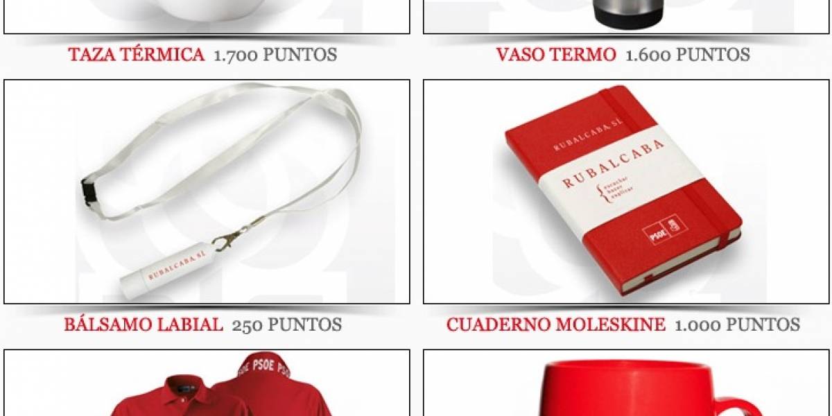 España: El PSOE cambia menciones en redes sociales por regalos
