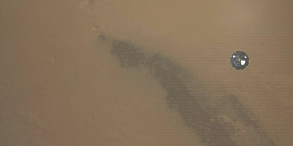 Video: Curiosity descendiendo a Marte en alta resolución