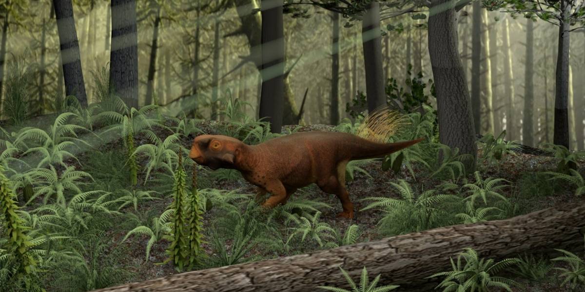 Científicos recrean dinosaurio en base a fósil con piel preservada