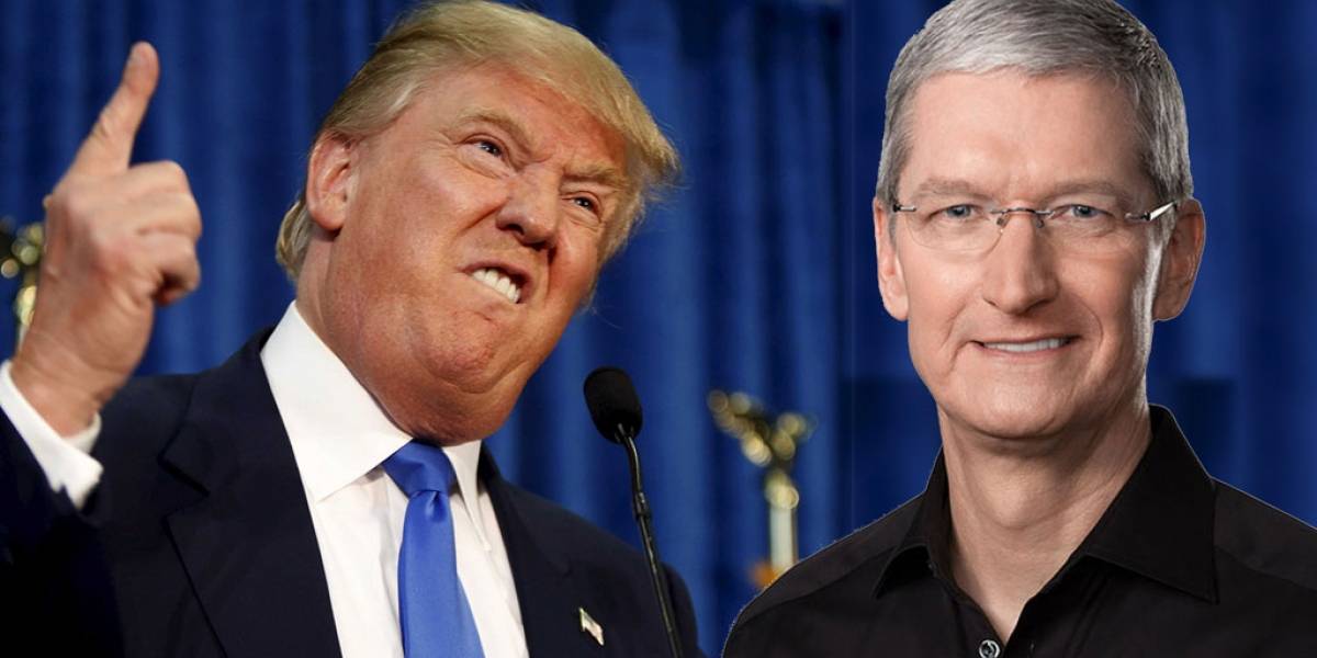 Trump asegura que Tim Cook está abierto a la posibilidad de mudar la producción de Apple