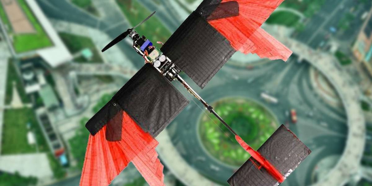 Ingenieros construyen dron "emplumado" que vuela mejor que todos