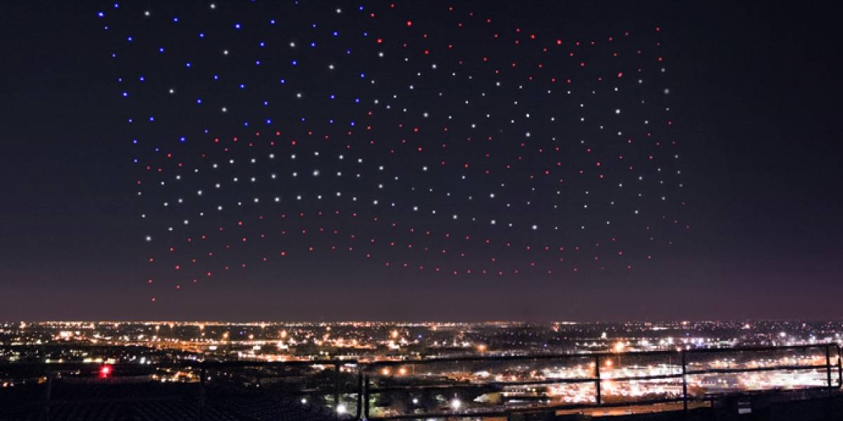 El show de drones del Super Bowl no fue ejecutado en vivo