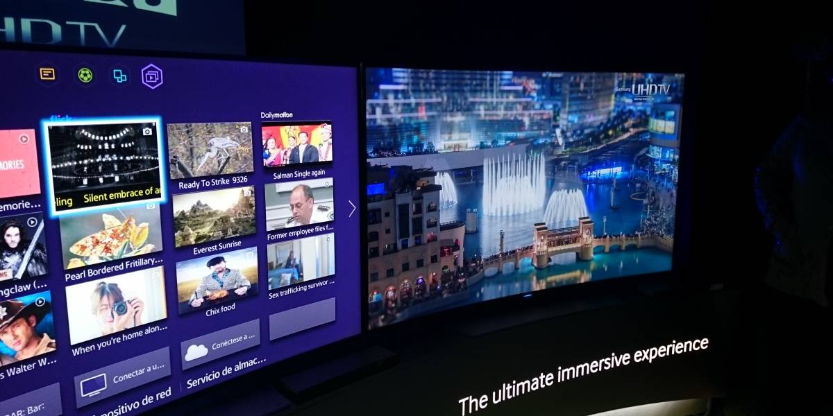 Samsung presenta en Chile su nuevo televisor 4K curvo