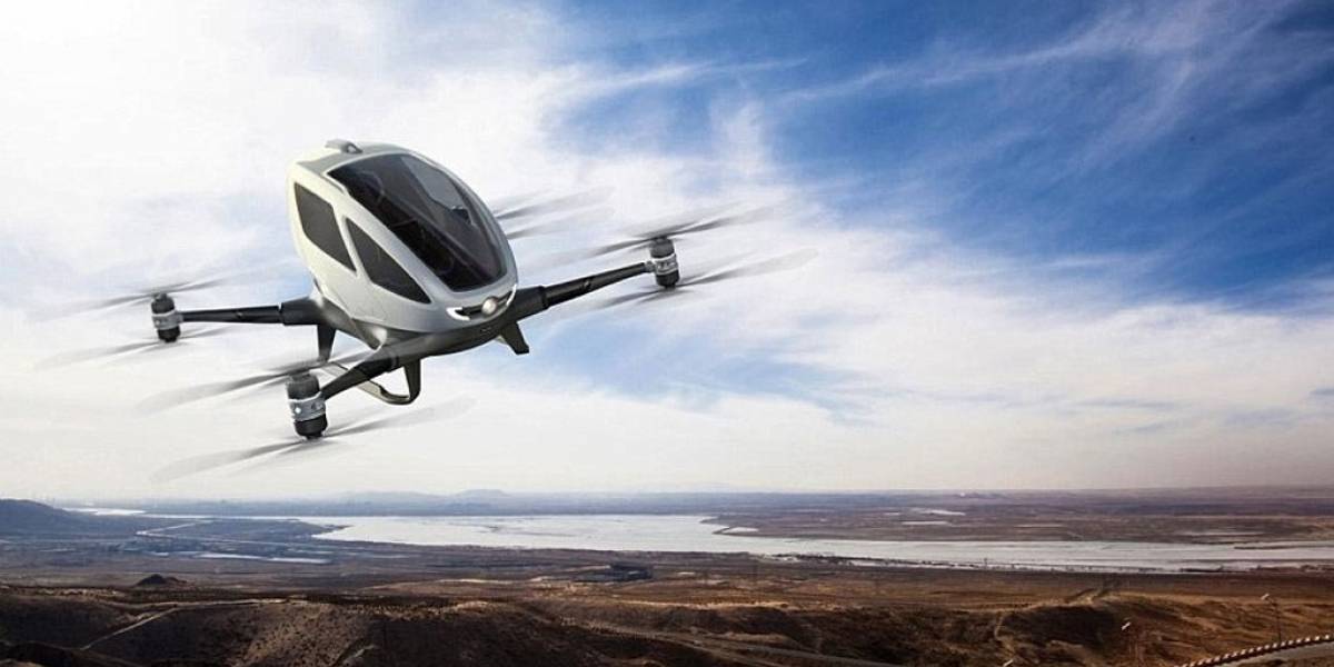 EHANG ahora construye drones para entregar órganos en hospitales