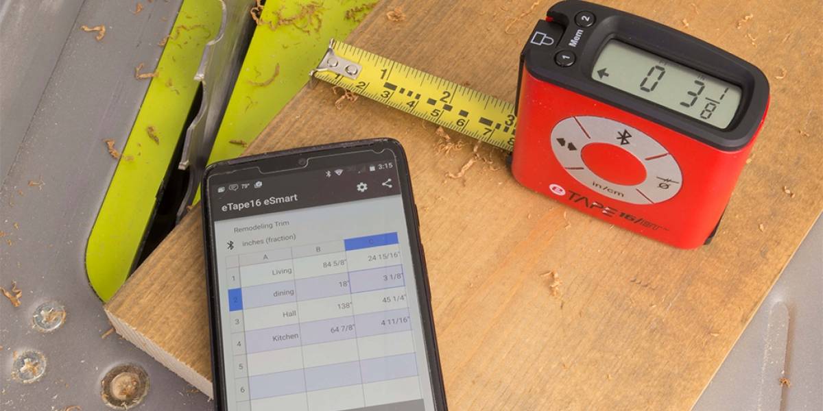 Conoce la primera cinta métrica digital del mundo, el eTape 16