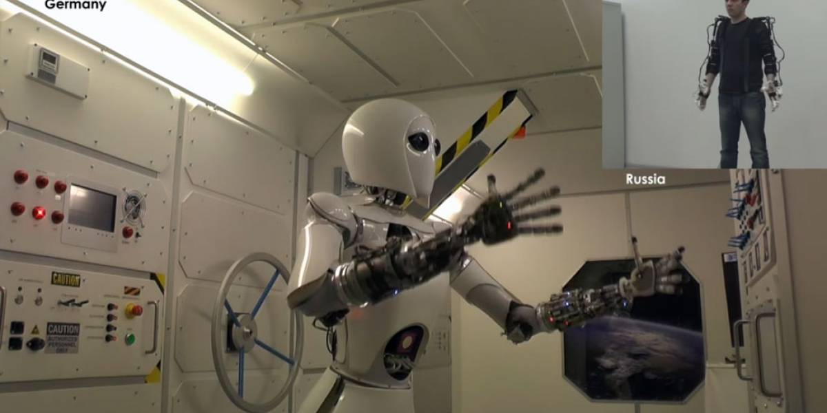 Rusos crean exoesqueleto para controlar robots en el espacio