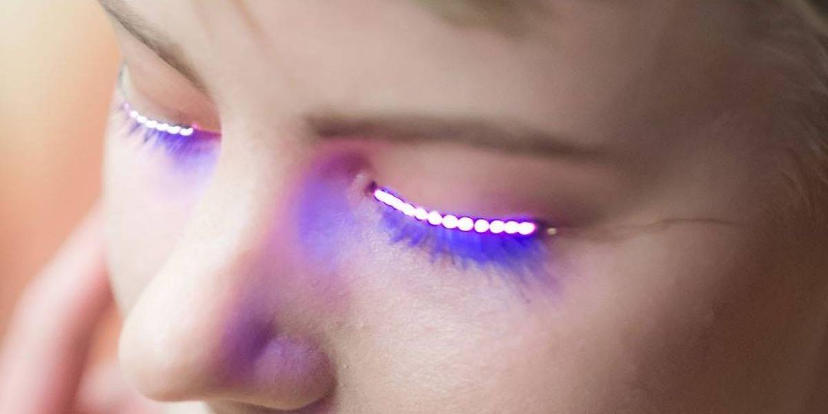 Cambia tu mirada con las F.Lashes, unas pequeñas pestañas LED