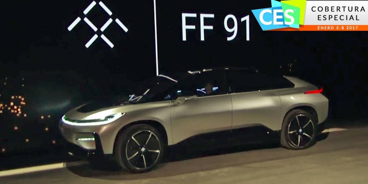 Faraday Future revela auto eléctrico que quiere competir con Tesla #CES2017