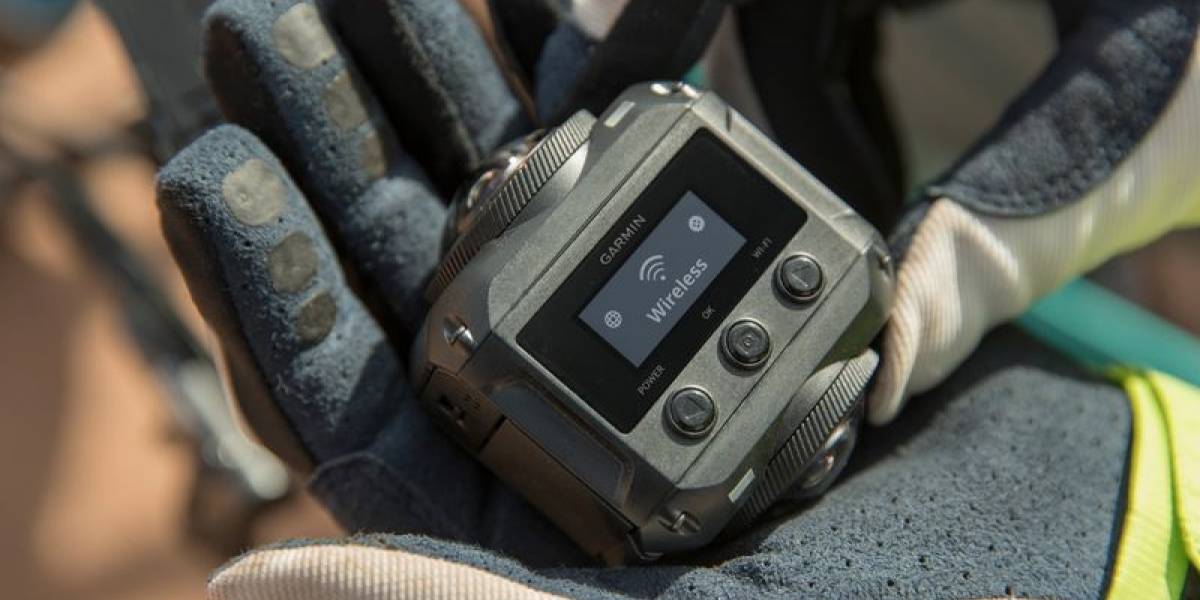 Garmin lanza cámara en 360° resistente al agua