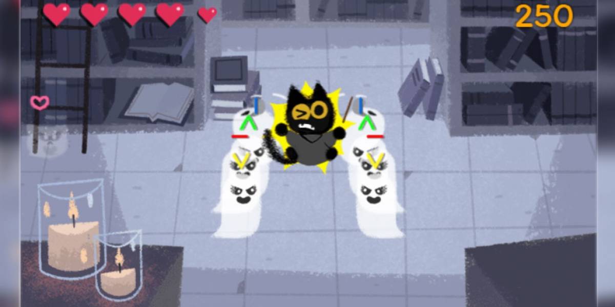 Google pone un adictivo juego de hechizos en su Doodle para Halloween