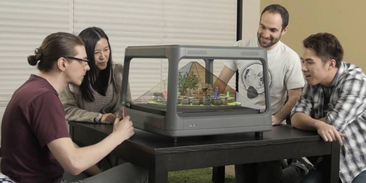 Conoce Holus, la mesa holográfica interactiva