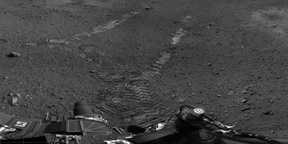 Curiosity deja sus primeras huellas sobre el suelo de Marte