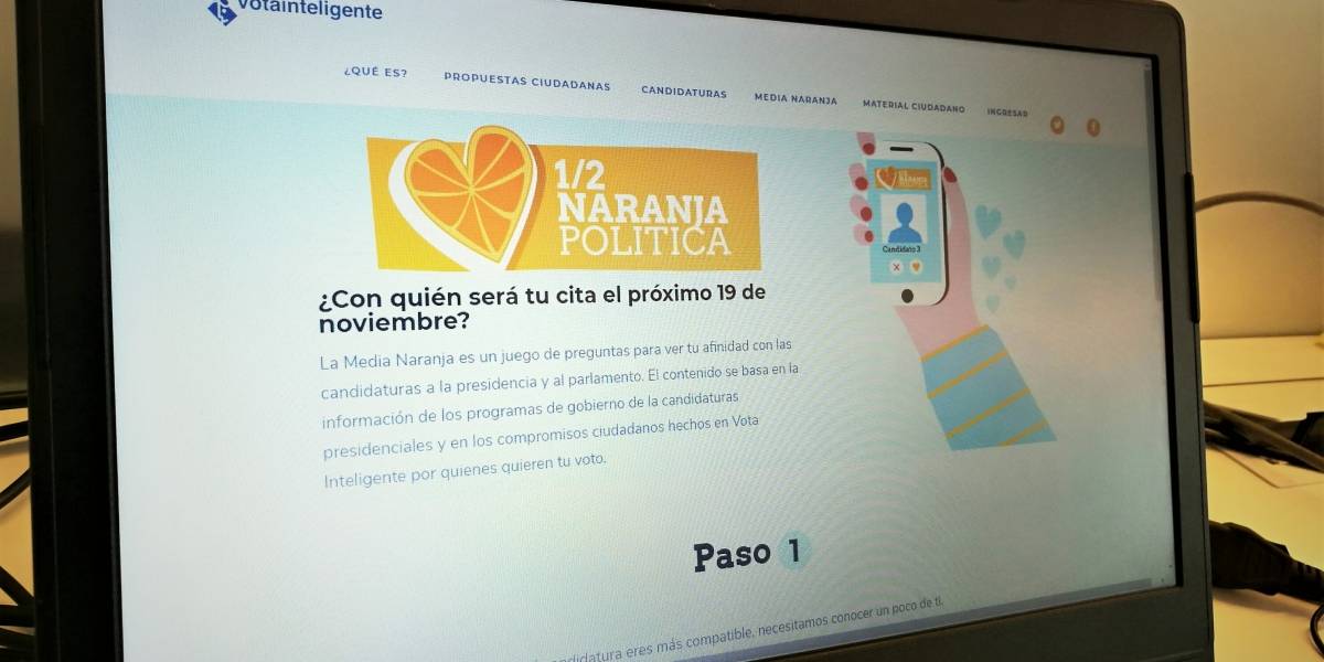 Media Naranja Política: la herramienta de Ciudadano Inteligente que buscar apoyar el voto informado