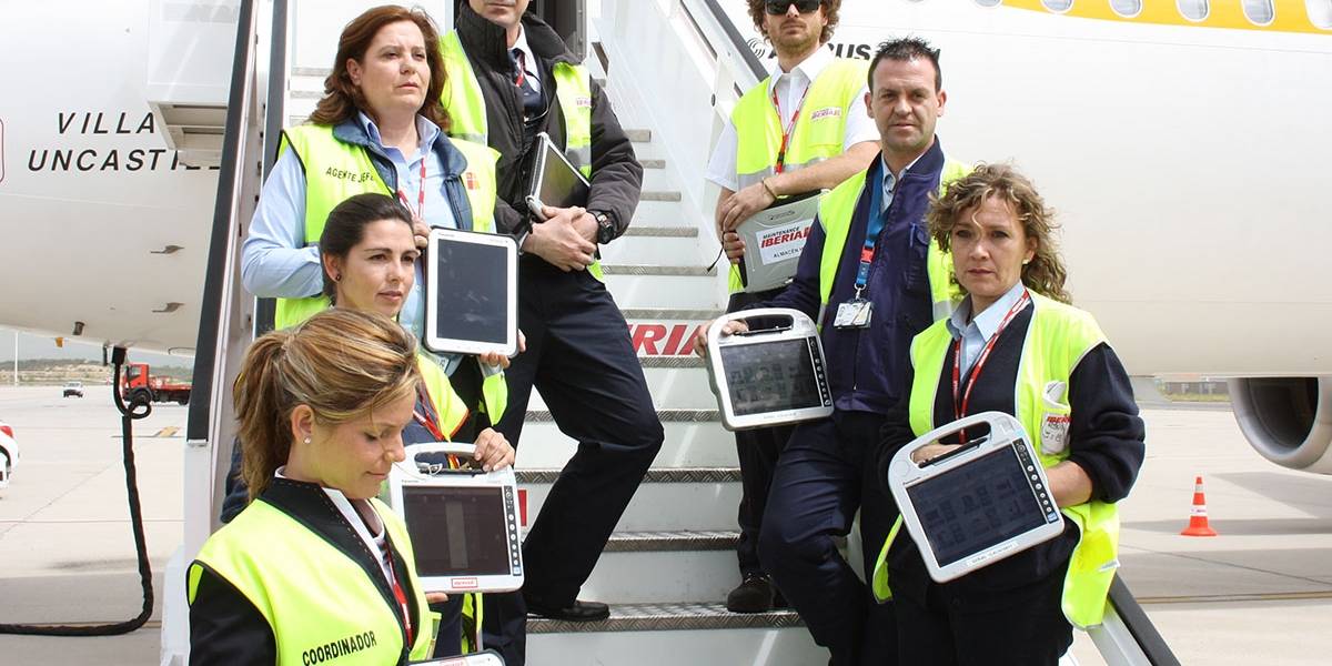 Cómo entraron los tablets Android y PCs rugerizados en la operación de Iberia